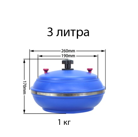 Барабан для виброгалтовок - 3 л